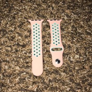 Mint and Baby Pink Apple Watch Band 38’